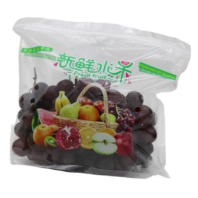 China 2021 hot-selling moisture-proof fruit and vegetable packaging porous and breathable bag with breathable holes and comfortable handle to k for sale