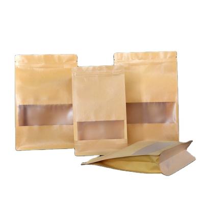 China Eight Sides Recyclable Sealing Bag Tea Bag Kraft Paper Gift Packaging Jiyuehenghui Recyclable Packaging Zipper Top Accept Opp+cpp for sale