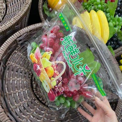 China Safety Fruit and Vegetable Plastic Packaging Bags for Community Group Shopping and Supermarket Custom Printing for sale