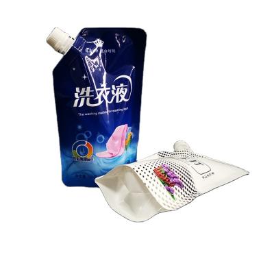 China Moisture Proof Laminated Printed Plastic Packaging Laundry Detergent Washing Powder Packaging Bags for sale