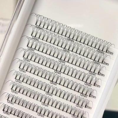 China Korean PBT Fiber 3D 0.07mm D Loop Lashes Pre Made Volume Fans Lashes Faux Mink Volume Lashes for sale