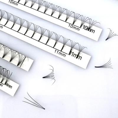 China Natural long lashes extensions 3D 4D 5D 6D wimper wimper pre made fans lashes for sale