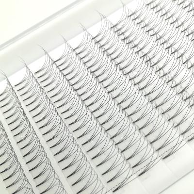 China Wholesale Natural Long Pre Made Fans Russian 3D Volume Lashes Premade Fans Volume Lashes Eyelash Extension for sale