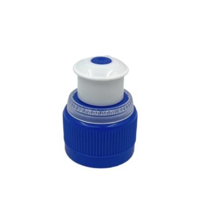 China Waterproof Plastic Disc Top Flip Cap 28/410 Tamper Evidence Push Pull Bottle Tops for sale