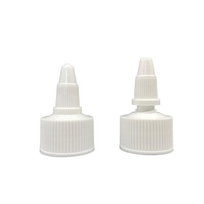 China Self Contained Plastic White Screw Caps Covers Spire Sealing Ring 28/410 24/410 for sale