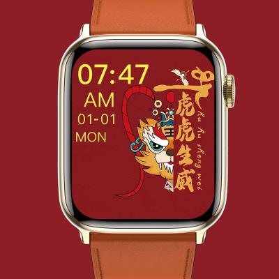 China Chronograph D20 Series 7 Radio Charger BT Call Password NFC Smartwatch IWO8 Wrist Band 2022 Two 44mm iwo 8 W27Pro 44mm for sale