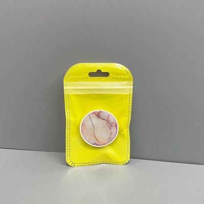 China Breathable Yellow Lock Bags Small Breathable Pouch Packaging Gift Jewelry Bag Packaging Printed Logo Paper Bag Packaging Customized for sale