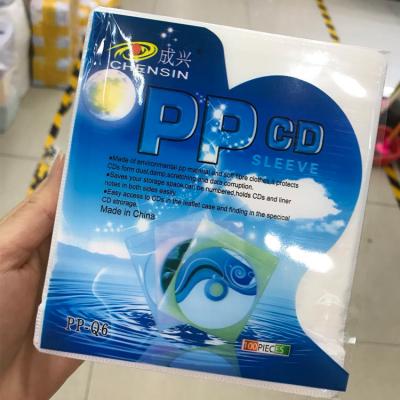 China Transparent Resealable CD DVD Storage Bag Clear CD Case OEM Customized PCS Color Package Feature CHENSIN Toxic Plastic Cd Sleeve Clear for sale