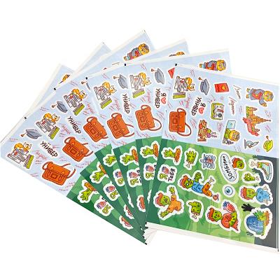 China Hot Selling Custom Cute Stickers Hot Selling Cartoon Cute Stickers Cartoon Strong Adhesive Self-adhesive Stickers for sale