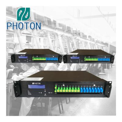 China FTTH 8*22 Dual Input EDFA FTTH 1550 dBm Optical Amplifier for sale