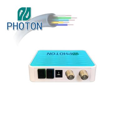 China FTTH Dual RF Output Optical FTTH Mini Node with WDM for sale