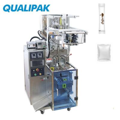 China Qualipak High Productivity Automatic Food Milk Yogurt Juice Filling And Sachet Packing Machine for sale