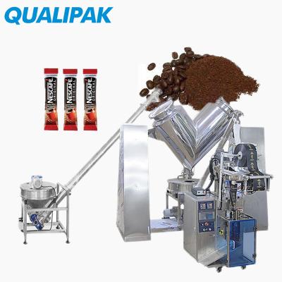 China Small Qualipak Sachets Food Chili Spices Automatic Masala Milk Detergent Multifunctional Powder Packing Machine for sale