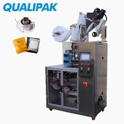 China New Design Food Qualipak Precision Drip Bag Coffee Packing Machine Filter Ear Drip Coffee Bag Packaging Machine for sale