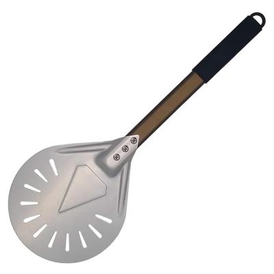 China Portable and detachable 8Inch round shovel oven household utensils viable small skin pizza alloy for sale