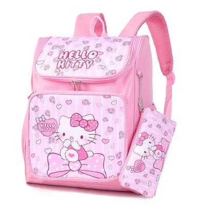 China Waterproof Cartoon Printing HelloKitty School Borse Children Girls Kids Boys Backpack School Bags Cartoon Fashion Bags For Ladies Girls for sale