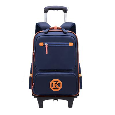 China Medium Size 35L Eco-friendly School Bags For Kids Zipper Trolley Bag For School Trolley Bag Nylon Luggage for sale