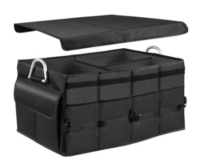 China Hot Sale Large Capacity Trunk Organizer Collapsible Durable Trunk Car Storage Convenient Organizer Bag for sale