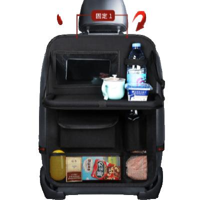 China Multifunctional Convenient Car Front Seat Organizer Storage Bag Car Rear Seat Storage Bag for sale