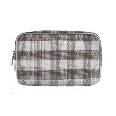 China Fashion Produttori Fashion Clear Cosmetics Case Makeup Bag Borsa by cosmetici in durevole Borsa de tessuto by cosmetici for sale