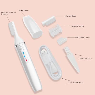 China No More Electric Tweezers Factory Women Eyebrow Trimmer Electric Shaver Kit For Brows Face Body Wholesale Remover for sale