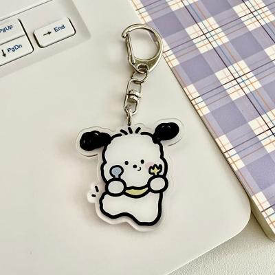 China Advertising Keychain acrylic with uv painting for sale