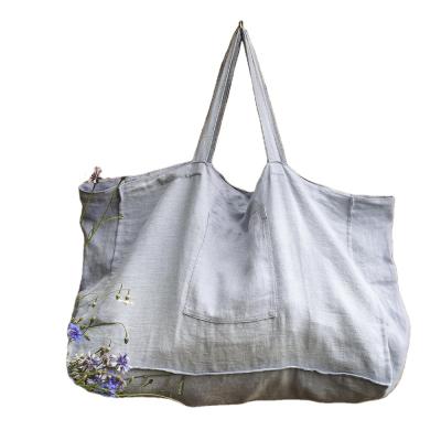 China Eco-Friendly Canvas Tote Bag Eco-Friendly Luxury Beach Tote Canvas Tote Bag for sale