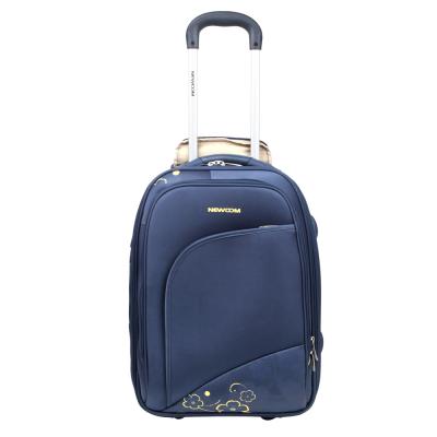 China New Logo Trolley School Traveling Bag 2021 Luxury High Quality Custom Trolley Bag With Thickened Wheel for sale