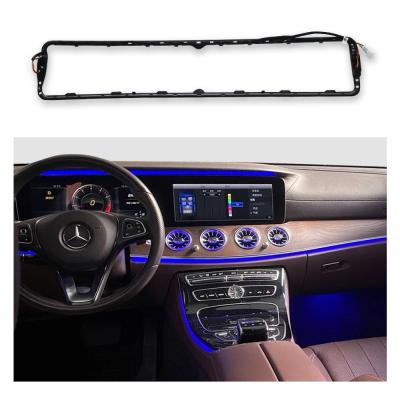 China 2021 W213 Large Screen Dashboard Atmosphere Lamp 64 Multicolor Colors Led Dashboard Ambient Light For Mercedes-Benz W213 for sale