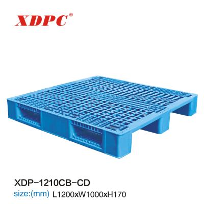 China 1210 SERIES Good Prices New Units Single Faced European Standard Plastic Pallets Recycle Return Goods for sale