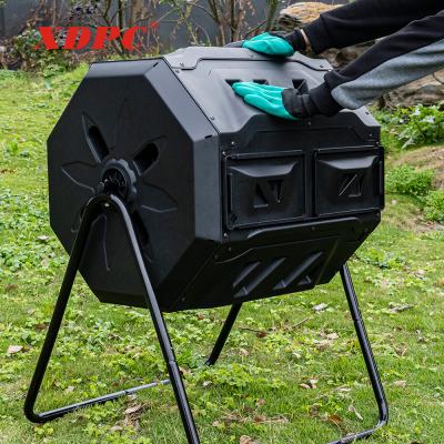 China XDPC Eco - Friendly Outdoor Plastic Garden Compost Tumbling Bin Composter for sale