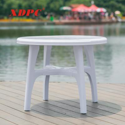 China Eco - Friendly Outdoor Furniture Promotional Plastic Garden Table for sale