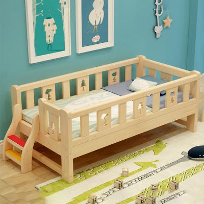 China Modern minimalist style solid wood children bed kindergarten household household crib removable furniture for sale