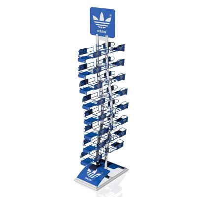 China Commercial Metal Hat Wig Display Rack Cowboy Floor Stand Exhibition Racks Coat Hanger Custom Wall-Mount Wall Hanging for sale