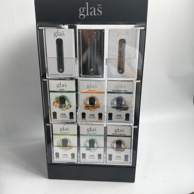 China Environment friendly; electronic countertop tobacco rack pmma plexiglass shenzhen oil store supermarket metal for e cigarette display stand for sale