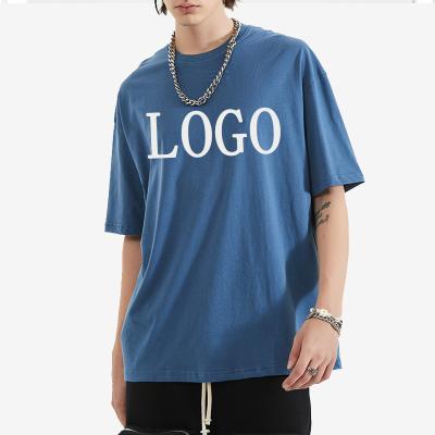 China Wholesale Unisex Oversize Cotton Anti-wrinkle Custom Graphic Blank 220gsm T-shirt For Men's O-Neck Tees for sale