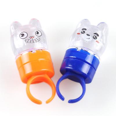 China Wholesale Plastic Colorful Led PP Finger Lamp Toy Ring Finger Light Up Creative Toys For Kids Finger Light Ring Flashing Toy for sale