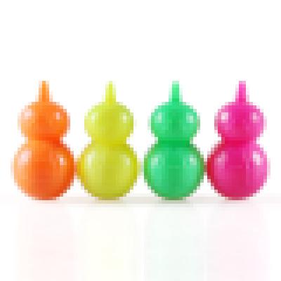 China Lovely Mini Tumbler Plastic PP Plastic Gourd Chubby Toys For Kids for sale