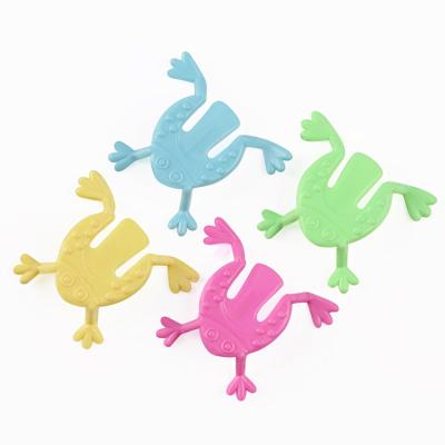 China PP Best Selling Small Plastic Jumping Frog Toys Jumping Frog Toy For Kids for sale