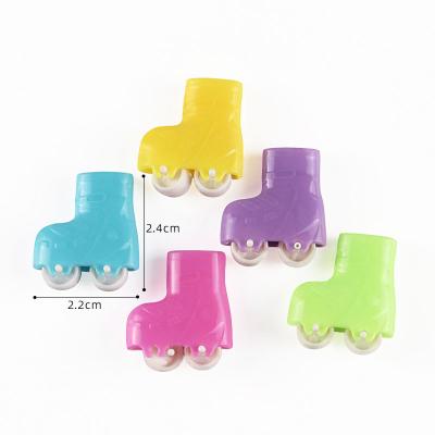 China Cheap PP Plastic Mini Pulley Shoes Model Toys Best Selling Promotional Toys Cheap Small Boots Children for sale