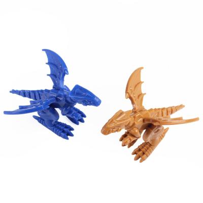 China Plastic Dinosaur Toy Promotional PP Plastic Factory DIY Cheap Price Self Assembly Cartoon Capsule Toys For Children Mini Small Dinosaur Toy for sale