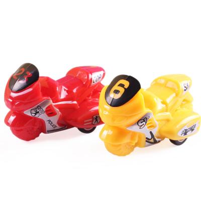 China Quality China PP Plastic Good Cheeks Back Mini Motorcycle Toys For Supplier Plastic Pull Promotion Kids Children Pull Back Friction Toys for sale