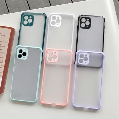 China Solid Color Matte Cover For Iphone 13 pro Max Case Camera Protect Phone Shell For Anti-fall Iphone 13 mini 13Pro for sale