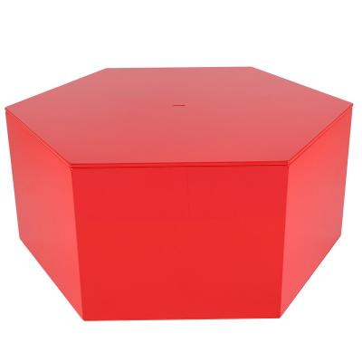 China Handmade High Gloss Antique Jewelry Storage Box Gray Paint Pile Can Be Customized Label Brand for sale