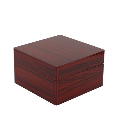 China Handmade Wholesale Luxury High End Custom Simple Wooden Watch Boxes For Watches Packaging Box Watch for sale