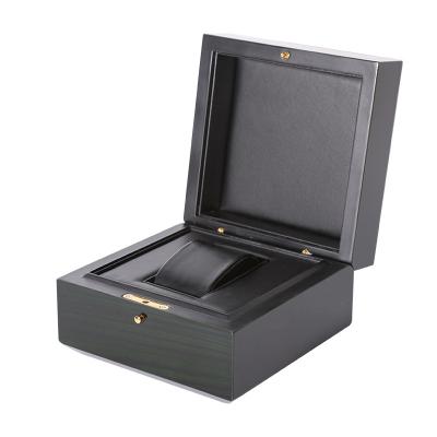 China Handmade Wholesale Luxury High End Custom Simple Wooden Watch Boxes For Watches Packaging Box Watch for sale