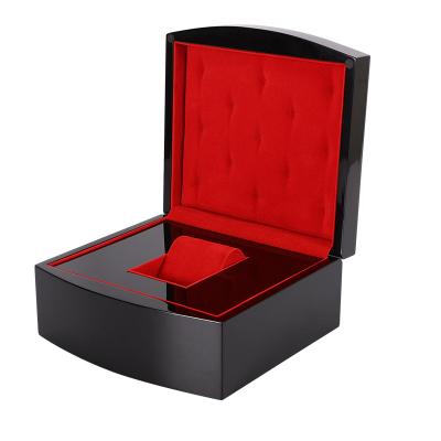 China Handmade Wholesale Luxury High End Custom Simple Wooden Watch Boxes For Watches Packaging Box Watch for sale