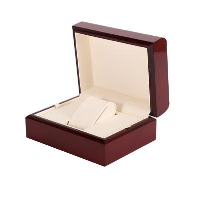 China Handmade Wholesale Luxury High End Custom Simple Wooden Watch Boxes For Watches Packaging Box Watch for sale