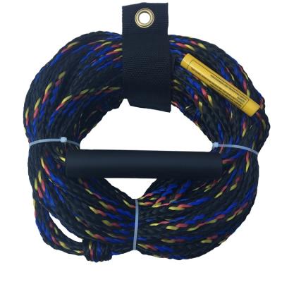 China Good Quality 16mm Various Promotional Buoyant Polyethylene 5/8inch Tube Tow Rope Towable Water Ski Rope for sale