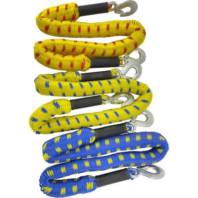 China Vehicle Emergency Car Tow Rope pp Braided Elastic Bungee 1-3T 1.5-4M With Hooks from Rcovery for sale